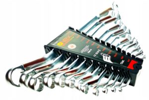 Klucze Plasko Oczkowe 6-32mm 12szt Zestaw Kluczy-4