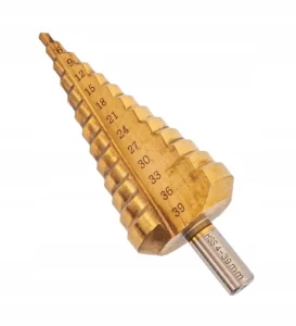 Wiertlo Wiertla Stopniowe Stozkowe Tytan 4-39-3