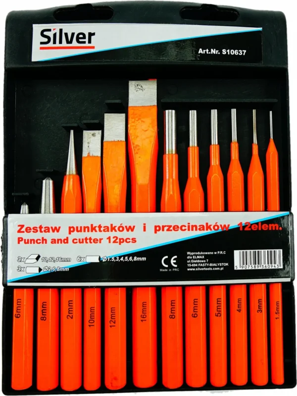 Zestaw 12szt Wybijakow Wybijaki Przecinaki Punktak-2