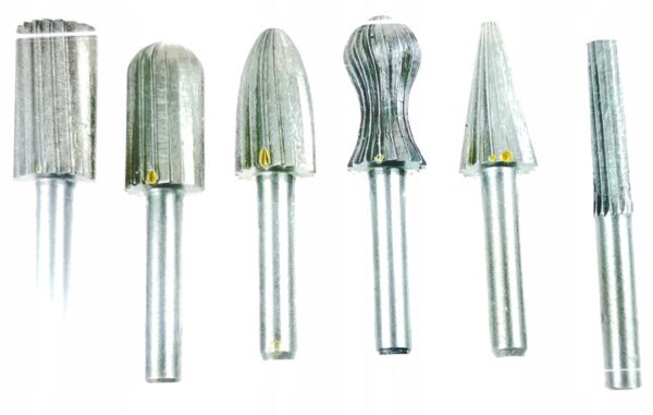 Frezy Trzpieniowe Do Metalu Pilniki Hss Zestaw 6 S-2
