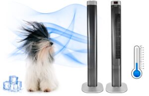 Wentylator Kolumnowy Powermat Black Tower 120 Srebrny/szary-8