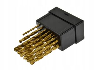 Zestaw Wiertel Do Metalu Tytan 1-10mm Wiertlo 19el-8