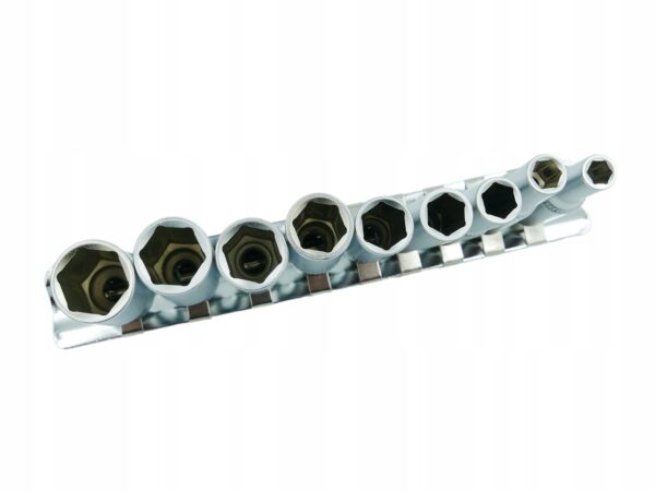 Klucze Dlugie Nasadki Hex 1/4 Na Szynie 5-13 Mm-3