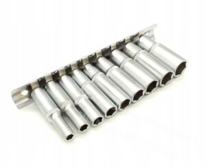 Klucze Nasadowe Nasadki Naszynie Przedluzane 9szt-5