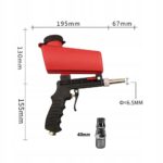 Pistolet Do Piaskowania Ze Zbiorniczkiem 0.8l 8mm-3