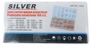 Podkladki Miedziane Miedz Uszczelki Zestaw 150 Szt-3