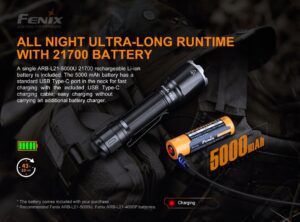 Fenix Latarka Diodowa Taktyczna Tk16 V2.0 Zielona Usb-c 3100lm 380m-2