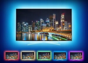 Tasma Led Kolorowa Wodoodporna 5m Rgb Pasek Smd 230v 12v +pilot +zasilacz-10