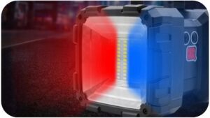 Mocna Latarka Podwojna 2w1 Wodoodporna 1200 Lm-12