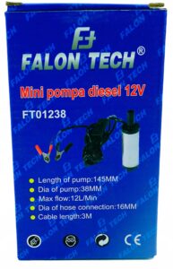 Pompka Pompa Do Paliwa Wody Ropy Cpn 3,8 Cm 12v-3