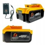 Akumulatorowa Pila Szablasta Lisi Ogon + 2x Akumulator 5.0ah + Ladowarka-7