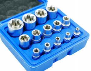Nasadki E-torx Zestaw 1/4 3/8 1/2 E4 – E24 14szt-15