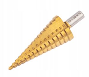 Wiertlo Wiertla Stopniowe Stozkowe Tytan 4-32