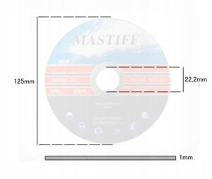 Tarcze Do Ciecia Metalu 125×1 Inter-vis Pl-3