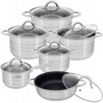 Zestaw Garnkow Zilner Premium Stal Nierdzewna 12 El.-4