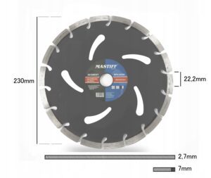 Tarcza Diamentowa Segmentowa 230mm Betonu Kostki-14