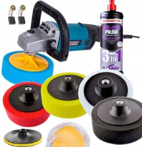 Profesjonalna Polerka 2950w 4xgabka+pasta Menzerna