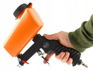 Pistolet Do Piaskowania Sodowania Piaskarka Mocny +2x Dysze Ceramiczne-9