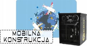 Nagrzewnica Dmuchawa Grzejnik 2000w 230v Farelka-14