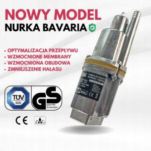 Pompa Do Wody Czystej Nurek Ruska Glebinowa Bavaria 550w 1100l/h-2