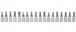 Zestaw Kluczy Nasadowych 1/4” 38 El. Torx Bity-6