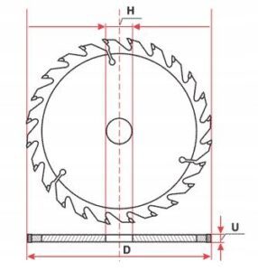Tarcza Tnaca Do Drewna Widiowa Falon-tech 350 X 32 Mm T24-2