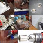 Otwornica Diamentowa Gres Plytki Zestaw 10 Sztuk-3