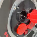 Metalowy Przedluzacz Bebnowy Z Klapkami 2,5mm2 25m 4 Szt. Gniazd Czarny-5