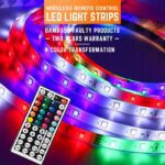 Tasma Led Kolorowa Wodoodporna 5m Rgb Pasek Smd 230v 12v +pilot +zasilacz-5