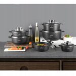 Zestaw Garnkow Zilner Premium Aluminiowe 12 El.-8