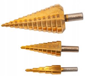 Zestaw Wiertel Stopniowych 3 Sztuki 4-39mm-5