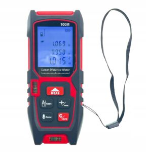 Dalmierz Laserowy Multifunkcyjny Poziomica Dzwiek Lcd 100m-6