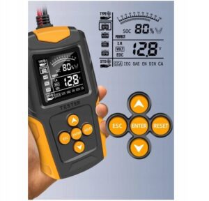 Cyfrowy Tester Do Akumulatorow Baterii Uniwersalny 6v 12v 24v-13