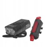 Wodoodporna Lampka Rowerowa Usb Zestaw Przod 800lm/900mah Akumulator-2
