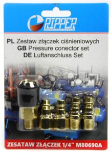 Szybkozlaczka Pneumatyczna 1/2′ Zestaw Zlaczek 3el-5