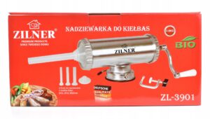 Nadziewarka 2,5kg Maszynka Szpryca Kielbas 3x Lejk-2