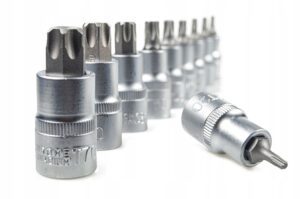 Black Zestaw Nasadek Torx Nasadki Klucze Nasadowe W Pudelku E-torx 1/2 19el-3