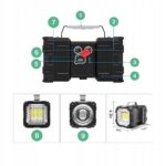 Mocna Latarka Podwojna 2w1 Wodoodporna 1200 Lm-13