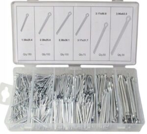 Zawleczki Proste Zestaw Zawleczek Rozginanych 555-7