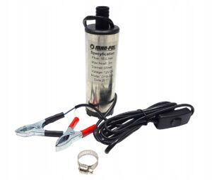 Pompa Do Spuszczania Oleju Paliwa Wody 12v 51mm