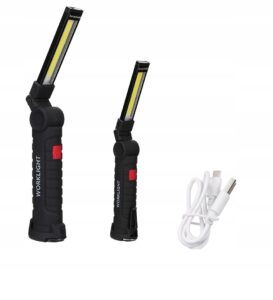 Lampka Warsztatowa Latarka Z Magnesem Usb 5w1-4
