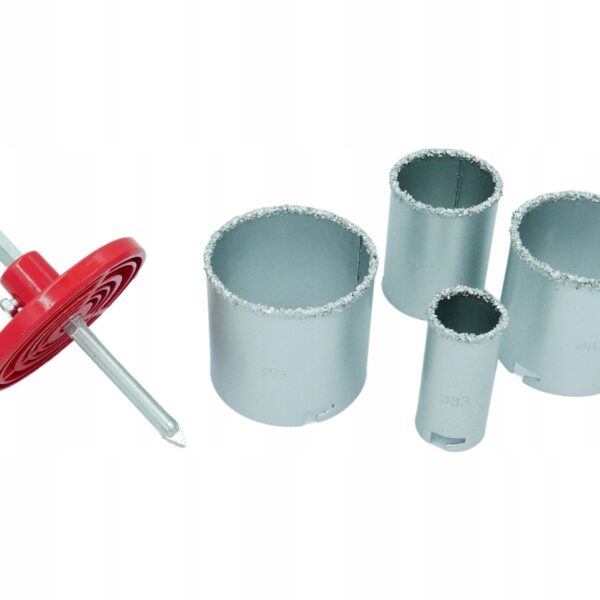 Otwornice Frezy Wolframowe Do Plytek Glazury 4 Szt-2