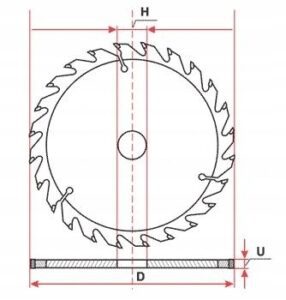 Tarcza Widiowa Do Drewna Widia 200 X 32 T24-2