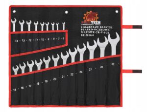 Klucze Plaskie Oczkowe 6-32 Zestaw Kluczy Plaskich Duzy Komplet Kluczy 21el-2