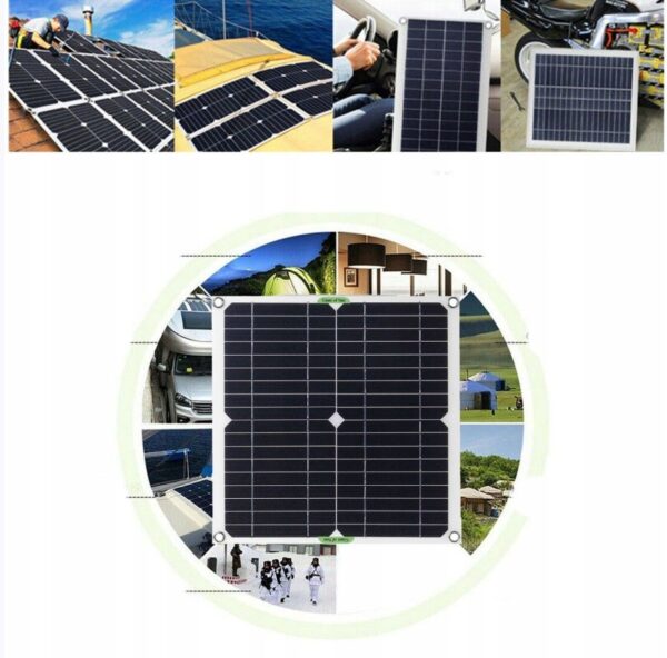 Solarny Panel Sloneczny Zestaw 20w+50a Regulator-2