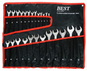 Klucze Plaskie Plasko Oczkowe Zestaw 6-32 Mm 25 El