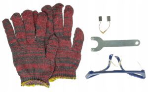 Szlifierka Katowa 1200w Regulacja Obrotow Zestaw-12