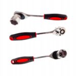 Solidny Zestaw Kluczy Nasadowych 1/2″ 18szt 8-32mm + Grzechotka Nasadki-7