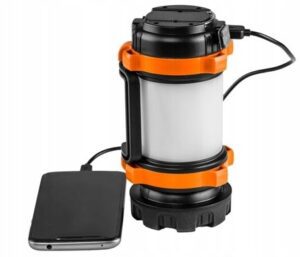 Lampa Turystyczna Powerbank Latarka Kempingowa-3