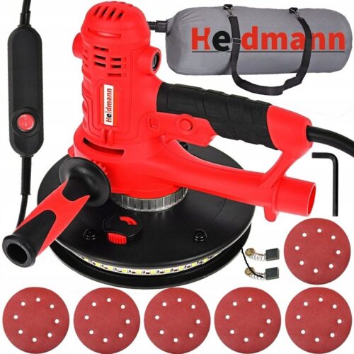 Szlifierka Do Gipsu Gladzi Tynkow 1400w Led Maski